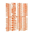 thumbnail image 3 of Uxcell Felt Letter Board Letters Numbers Symbols 3/4 inch Orange Alphabet Message Board Changeable, 3 of 6