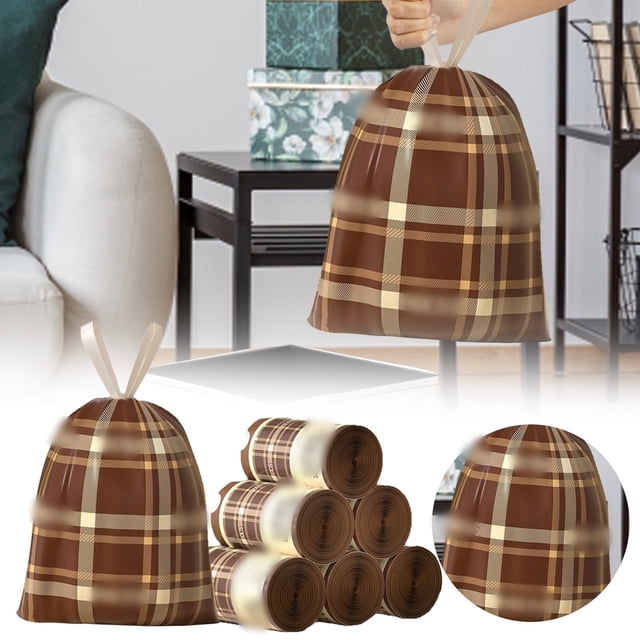 Extra Strong Household Drawstring Garbage Bags Durable Large Size Tear Proof For Home Use