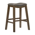 thumbnail image 4 of Topline Home Furnishings Pub Height Stool, Faux Leather, 4 of 5