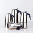 thumbnail image 2 of Premium Stainless Steel Italian Coffee Maker, Classic Coffee Maker (100/200/200/450 ML) For Induction Cooker, 2 of 5