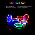 thumbnail image 4 of RGB Case Fan 120mm Chassis Cooling Fans Computer Radiator Hydraulic Bearing/ Anti-vibration/ Efficient Heat Dissipation, 4 of 7