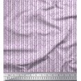 thumbnail image 1 of Soimoi Polyester Crepe Fabric Leaves Block Print Fabric by The Yard 52 Inch Wide, 1 of 5