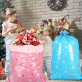 thumbnail image 2 of MesaSe 3Pcs Gift Packing Bag Large Capacity Space-saving Reusable Plastic Merry Christmas Santa Claus Gift Bag for Home, 2 of 8