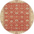 thumbnail image 1 of Ahgly Company Tapis d'Intérieur Ronds Abstraits Orientaux Rouges, 5 Pieds Rond, 1 of 6