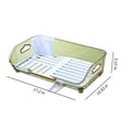 thumbnail image 3 of Qaailabf Clearance Sales Today Deals Prime Dish Drying Rack with Drainboard Dish Drainers for Kitchen Counter with Sink Spout Dish Strainers with Utensil, 3 of 9