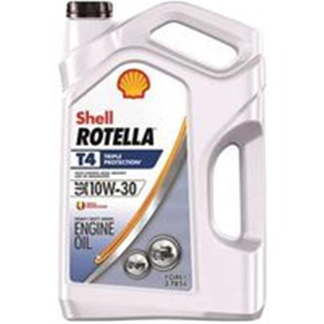 Pennzoil Products 9224080 T4 10W-30 1 gal Triple Protection Shell Rotella Engine Oil