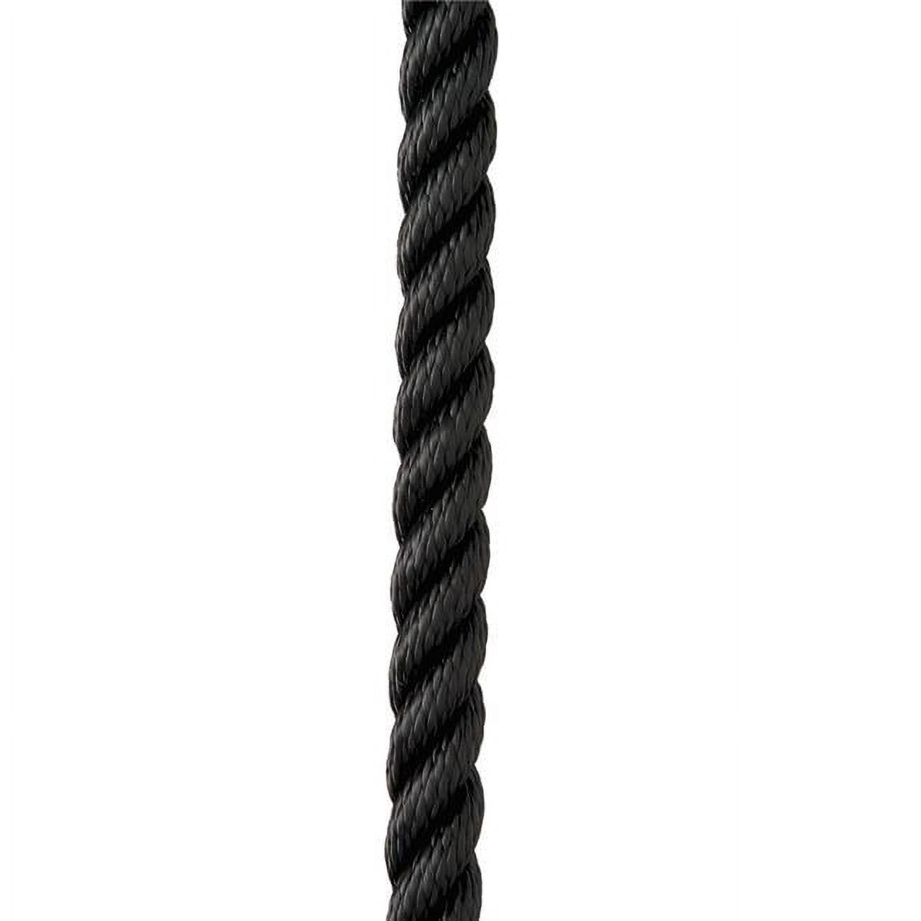 New England Ropes C6054-20-00015 0.62 in. x 15 ft. Premium Nylon 3 Strand Dock Line - Black