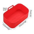 thumbnail image 3 of SuoKom Air Silicone Pots en pour Friteuse à, Panier en Silicone pour Friteuse à Air Chaud, Accessoires de Four pour Friteuses à Air Sûrs pour les Aliments, Remplacement du Papier Parchemin, Doublure Réutilisable en Silicone pour Friteuse à Air s'Adapte à la Friteuse à Air, 3 of 3