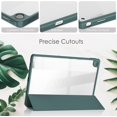 thumbnail image 2 of KOMI Tablet PC Case Case Compatible with Lenovo Tab M10 Plus (Gen 3 2022) 10.6"Tablet Case, TPU Slim Cover Auto Wake/Sleep Smart Case with Clear Transparent Back Shell Back tablet protection Green, 2 of 5