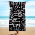 thumbnail image 4 of CEHVOM Microfiber Beach Towel Super Lightweight Colorful Bath Towel Sandproof Beach Blanket Multi-Purpose Towel For Travel Swimming Pool 30x60 Inch Clearance, 4 of 7