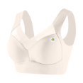 thumbnail image 1 of ManxiVoo Wireless Comfort Bras Full Coverage Minimizer with Adjustable Straps and Side Support for Everyday Wear Smooth T-Shirt Design XXXXXXXL Size Beige, 1 of 6