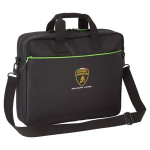 Lamborghini Squadra Corse Laptop Computer Bag Black