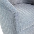thumbnail image 4 of Comfort Pointe Lynton Fauteuil d'Appoint Pivotant en Tissu Polyester Bleu Indigo, 4 of 7