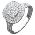 thumbnail image 4 of RYRDWP Ensemble Trois Pièces pour Femmes, Collier et Boucles d'Oreilles en Diamant, 4 of 8