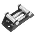 thumbnail image 2 of Winch Roller Fairlead, 4500LB Smoothly Operation 4 Way High Strength Steel Long Service Life Roller Cable Guide Oxidation   For Industry, 2 of 8