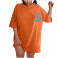 thumbnail image 2 of LSLJS Oversized T Shirts for Women Plus Size Slogan Graphic Drop Shoulder Short Sleeve Tops Summer Loose Pullover Tees, 2 of 8