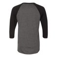 thumbnail image 2 of 5050 Raglan T-Shirt à Manches Trois-Quarts, S, Bruyère Noir, 2 of 2