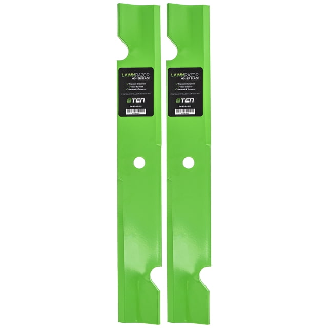 LawnRAZOR Notched Medium Lift Mower Blade for Exmark Lazer Z 103-6584 2 Pack 810-CBL2245D