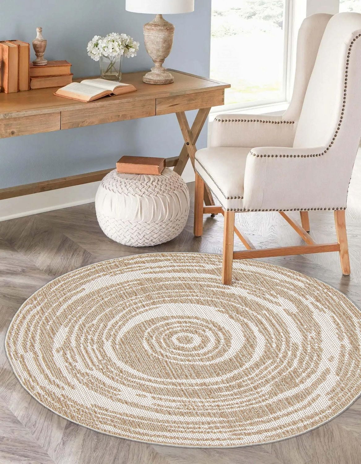 ECARPET Jute Style Area Rug for Bedroom, Living Room, Dining Room Merry Collection