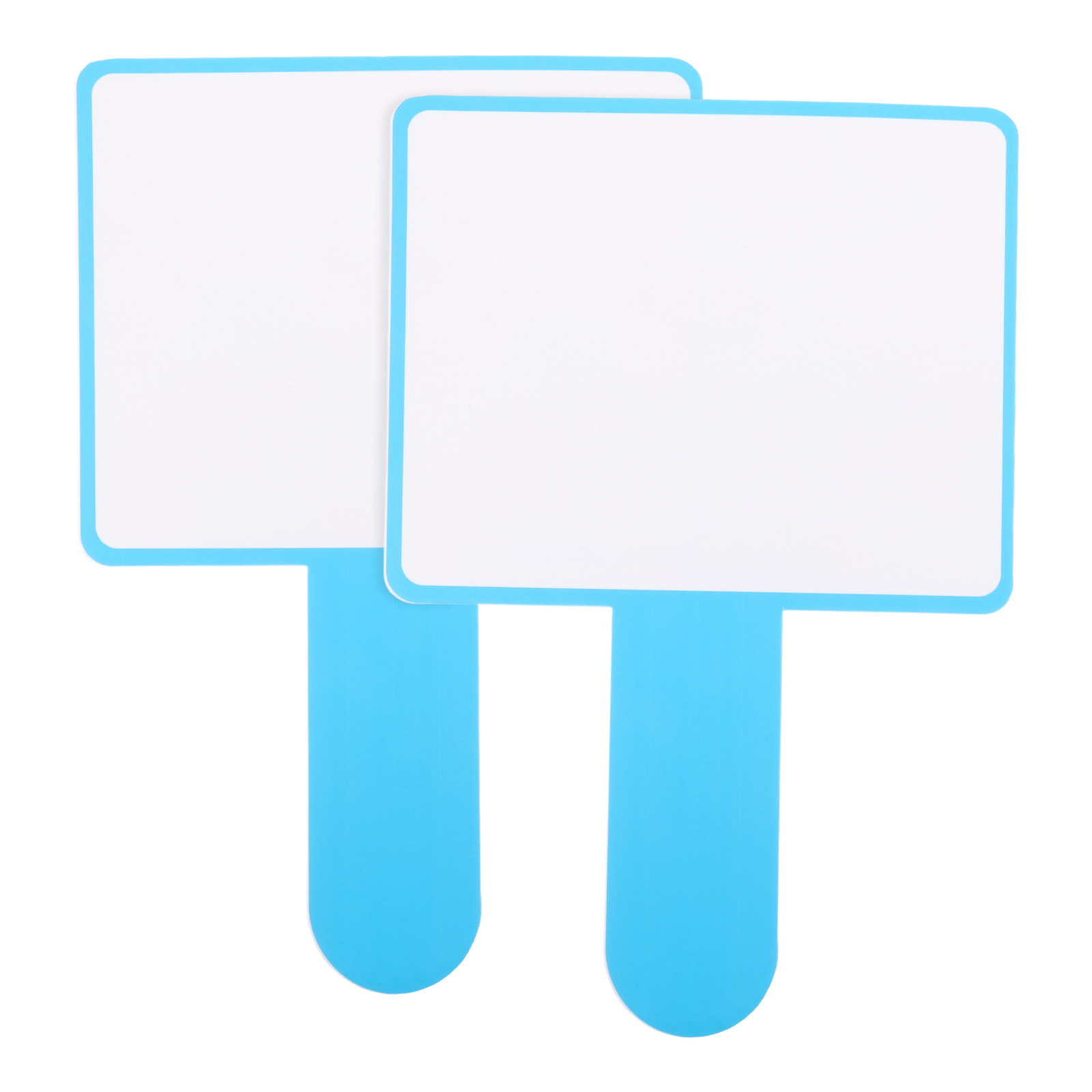 KAKOWELY party whiteboard 2pcs Dry Erase Paddles With Handle Dry Erase Board Paddles Small Handheld Whiteboard Single Sided Answer Board For Student Teaching Classroom