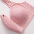 thumbnail image 4 of Yuzhih Seamless Front Closure Bras for Women No Underwire with Support Bra Full Coverage Soft Bralettes, 4 of 6