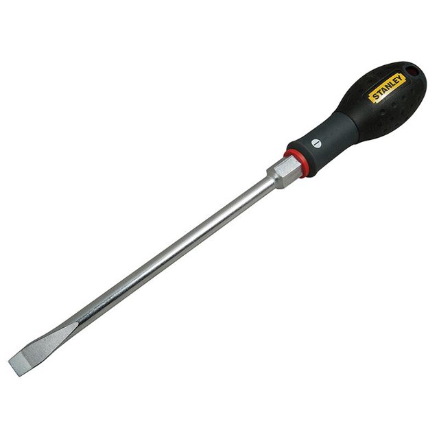 STANLEY - Fatmax Tournevis de Traversin Embout Évasé 8 x 175mm