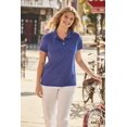thumbnail image 3 of Hanes Womens Sport Cool DRI Performance Polo, M, Deep Royal, 3 of 8