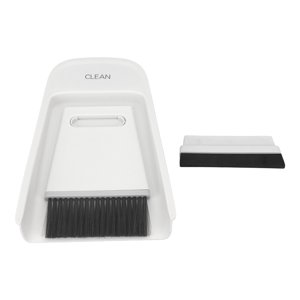 Petit pan et pinceau, balai à mains et poinçon Mini Poêle à poussière 2 Brosse pour le nettoyage de cuisine de comptoir de table, 7.7 X 5.2in