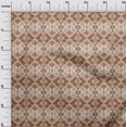 thumbnail image 3 of oneOone Polyester Spandex Brown Fabric Asian Kilim Sewing Material Print Fabric By The Yard 56 Inch Wide, 3 of 5