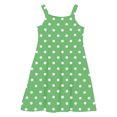 thumbnail image 2 of LOVZFMLL Robe d'Été Décontractée Sans Manches à Col Rond avec Boutons et Poches pour Filles de 2 à 12 Ans, 2 of 3