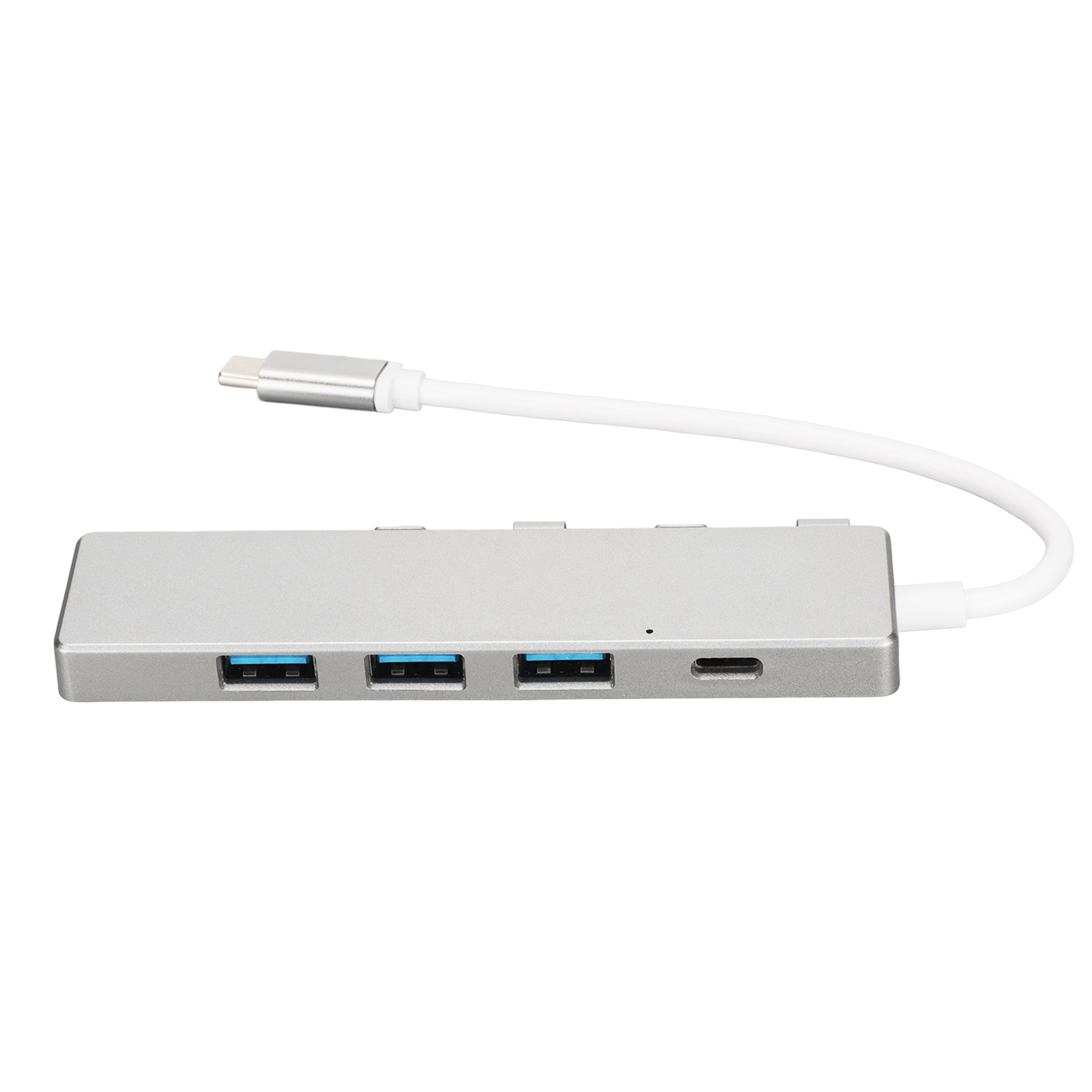 USB C Hub, 1xUSB3.0 Port Portable 3xUSB2.0 Ports Four Ports USB C To USB Adapter  for Laptop Silver