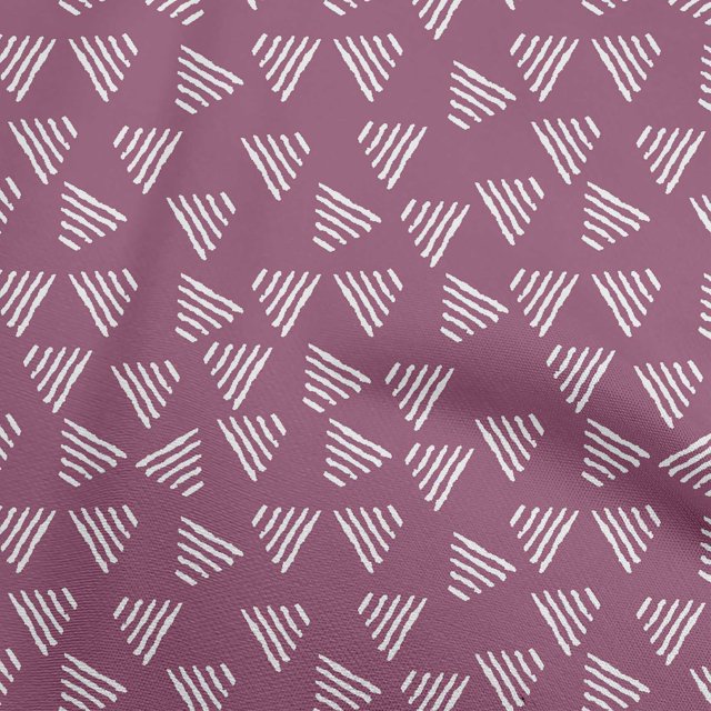 oneOone Viscose Chiffon Purple Fabric Asian Block Craft Projects Decor Fabric Printed By The Yard 42 Inch Wide