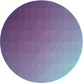 thumbnail image 1 of Ahgly Company Tapis Rond Lavable en Machine Intérieur Transitionnel Violet Clair Bleu, 3 Pieds Rond, 1 of 7