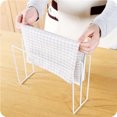 thumbnail image 2 of Dishcloth Rag Drying Rack, Hand Towel Washcloth Holder Stand Kitchen Countertop Desktop Metal Dish Cloth Hanger[white], 2 of 9