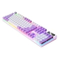 thumbnail image 2 of Aqestyerly Gaming Keyboard USB Wired Floating Mechanical Feel Slim LED Backlit Ergonomic Keyboard for Desktop Computer Laptop HWRETIE, 2 of 8