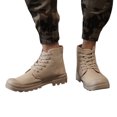 thumbnail image 3 of LSLJS Espadrilles pour Hommes, Chaussures Décontractées Montantes à Lacets en Toile pour Hommes, Classiques Antidérapantes de Randonnée pour Étudiants, 3 of 5