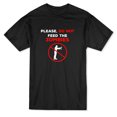thumbnail image 1 of Do Not Feed The Zombies Design Men's Black T-shirt, 1 of 1