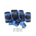 thumbnail image 4 of serony 6 Pcs/kit Genouillère Portable Sangle Réglable Coudières Cyclisme Patinage à Roulettes Protection Taille Protecteur Bleu m, 4 of 6
