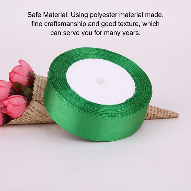 Gift Wrap Ribbon Wedding Clothes Making Supply Multi-color DIY Craft Accessories Festival Fabric Polyester Ribbons Box Ornaments Xmas Green 19