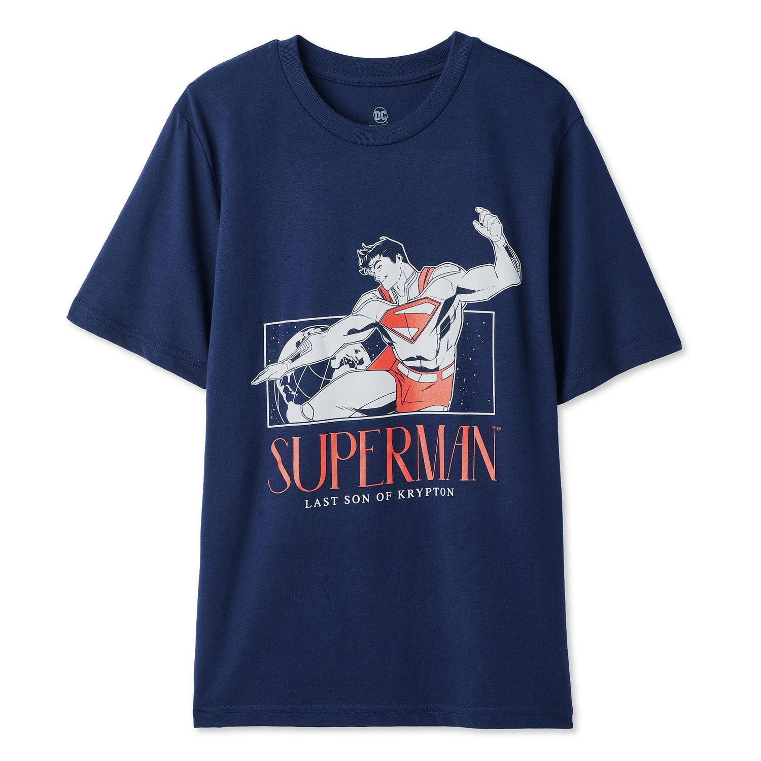 T-shirt à manches courtes Superman DC pour garçons