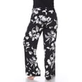 thumbnail image 4 of White Mark Women's Floral Palazzo Pants, 4 of 5