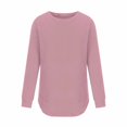 thumbnail image 3 of KIHOUT Spring Winter Womens Tops Fashion Pullover Round-Neck Long Sleeve Solid Color Blouses Sweatshirts Hoodless Tops, 3 of 6