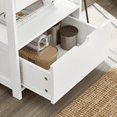 thumbnail image 3 of SoBuy Beside Table with Drawers, Night Table Stand Lamp Table End Table Side Table, White FRG258-II-W, 3 of 5