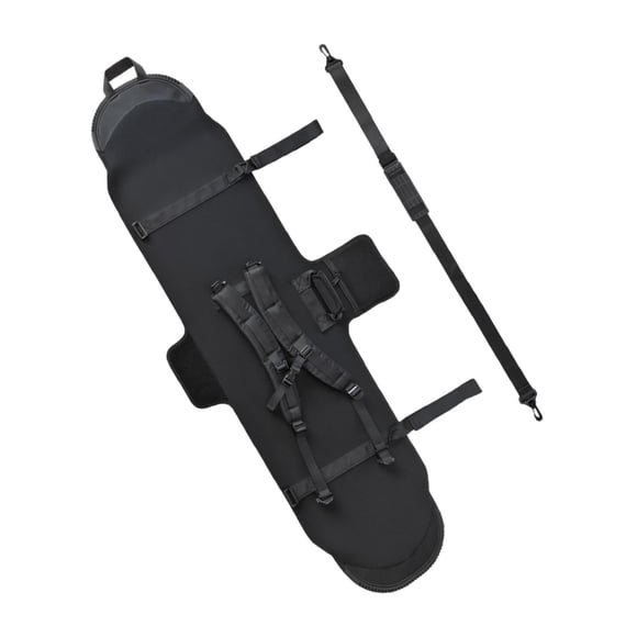 pitrice Housse de Planche à Neige avec Fixation sur Étui Sbr Bagage de Transport Ski Néoprène Rangement Noir Longueur 154cm