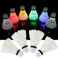 thumbnail image 4 of 1PC LED Night Luminoust Badminton Beatable Durable Training Special Badminton Outdoor Sports Entertainment Goose Feather Ball Gold, 4 of 6