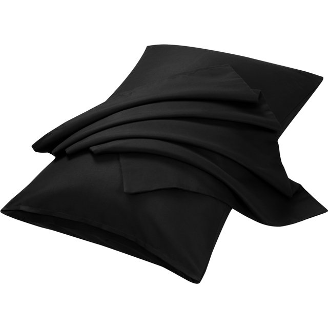 Unique Bargains Soft 1800 Series Microfiber Long Pillowcases 2pcs