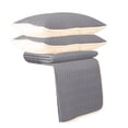 thumbnail image 3 of Chmadoxn Natural Emulsion Foam Bedspread Set Breathable Responsive Support Dark Gray, 3 of 9