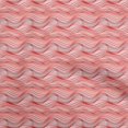 thumbnail image 1 of oneOone Rayon Red Fabric Abstract Stripe Fabric For Sewing Printed Craft Fabric By The Yard 56 Inch Wide, 1 of 4