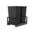 thumbnail image 1 of Rev-A-Shelf Double Pullout 50 qt. Kitchen Trash Can, Soft-Close, 5349-2150DM-218, 1 of 12