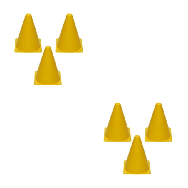 maskred 3pack/lot Soccer Training Cones For Road Safety - Highway Reflective Yellow 23cm 2Set